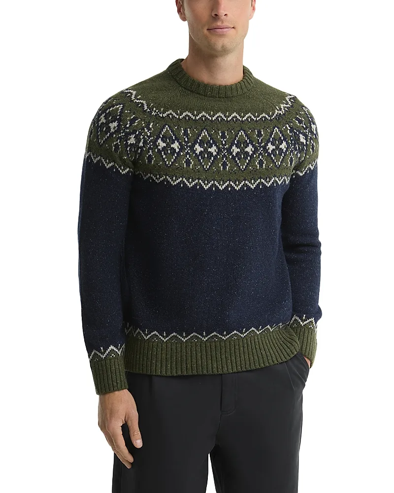 Tisbury Wool Blend Fair Isle Sweater by Barbour