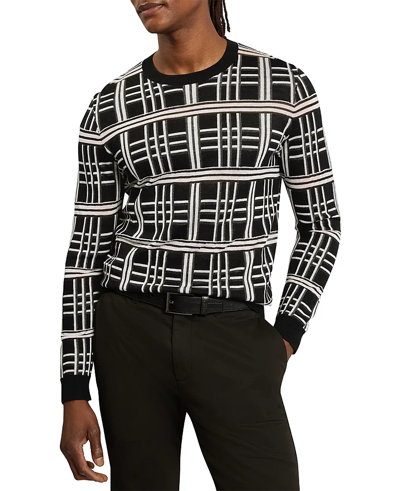 Eatton Check Stitch Sweater
