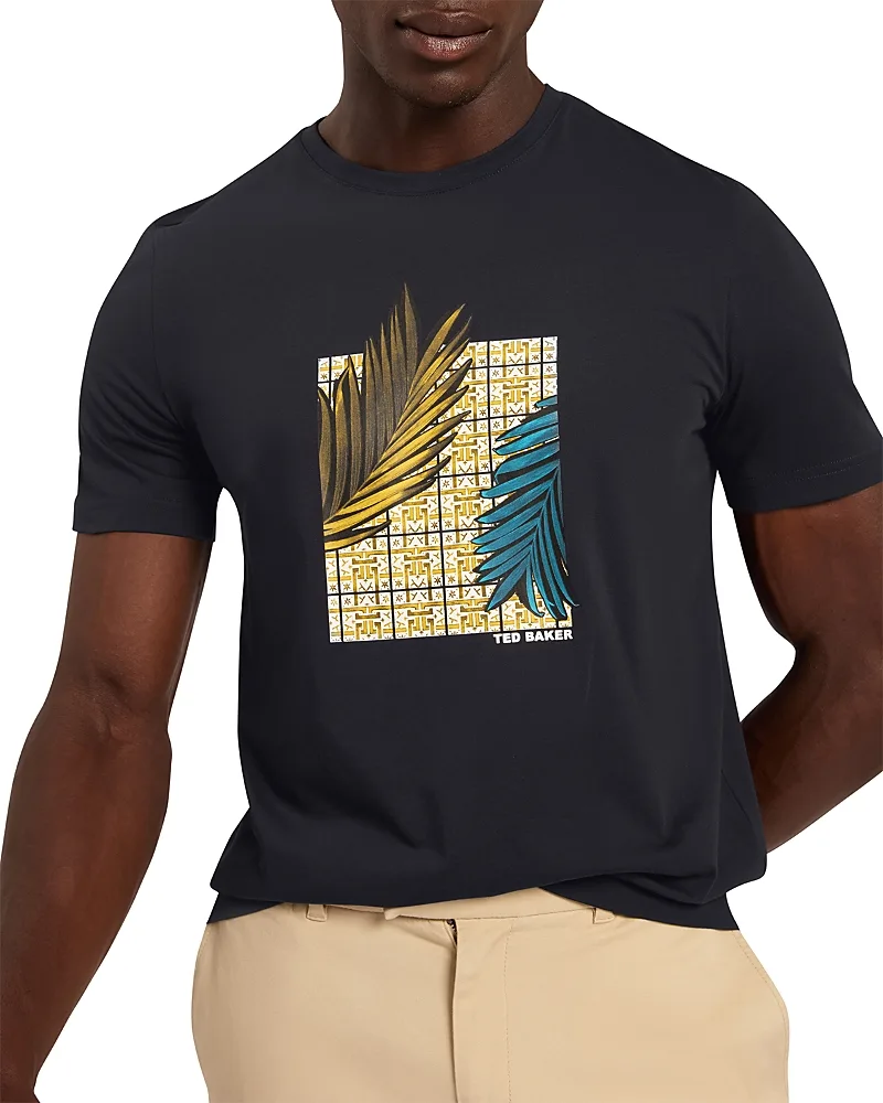 Oskkar Short Sleeve Graphic Tee by Ted Baker