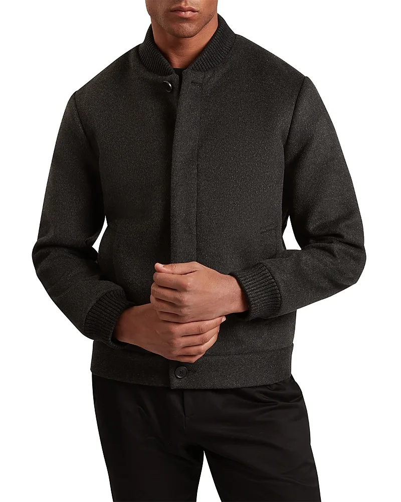 Legatto Smart Wool Bomber Jacket