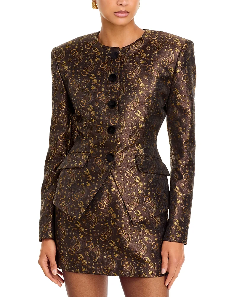 Wanda Printed Blazer by Ronny Kobo