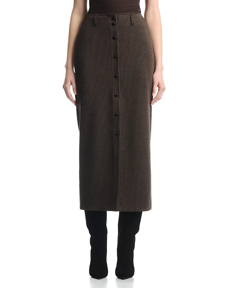 Emporio Armani Button Front Midi Skirt by Armani
