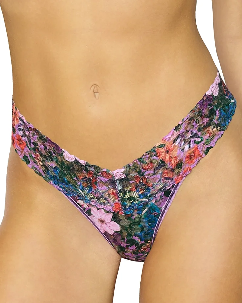 Hanky Panky Printed Signature Lace Original Rise Thong