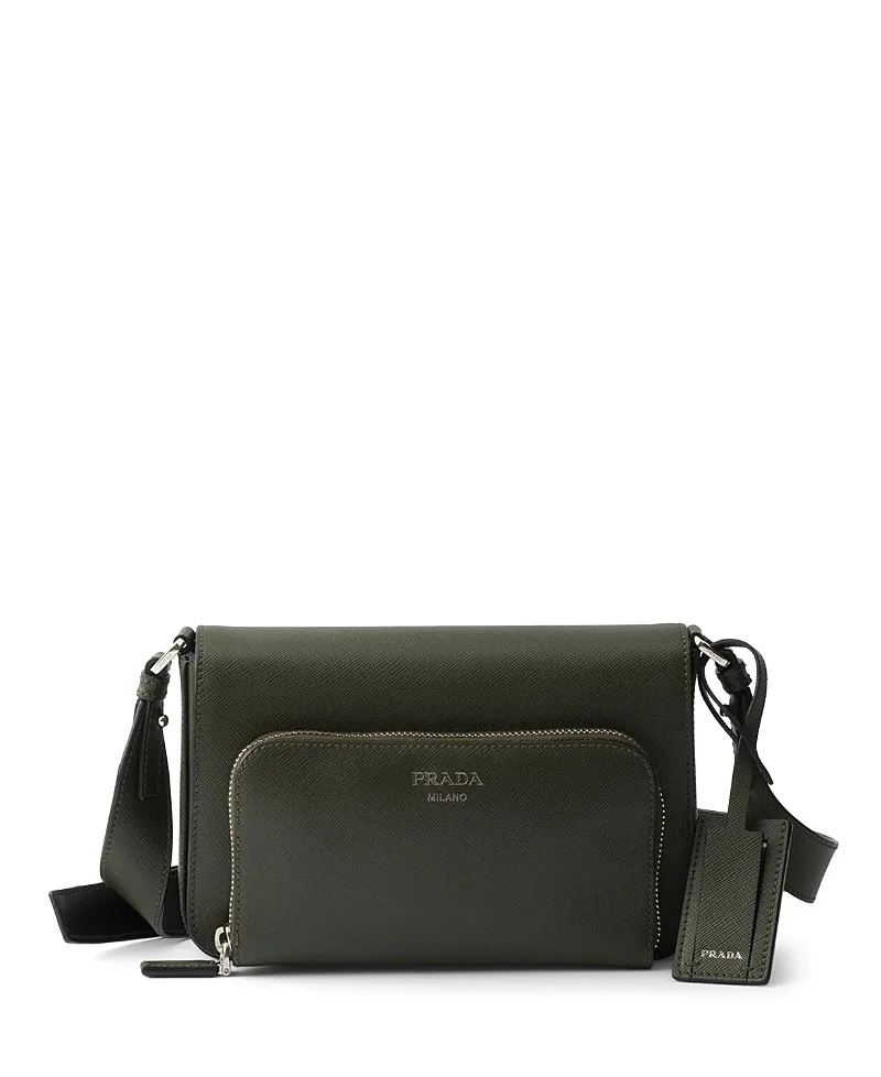 Saffiano Leather Shoulder Bag