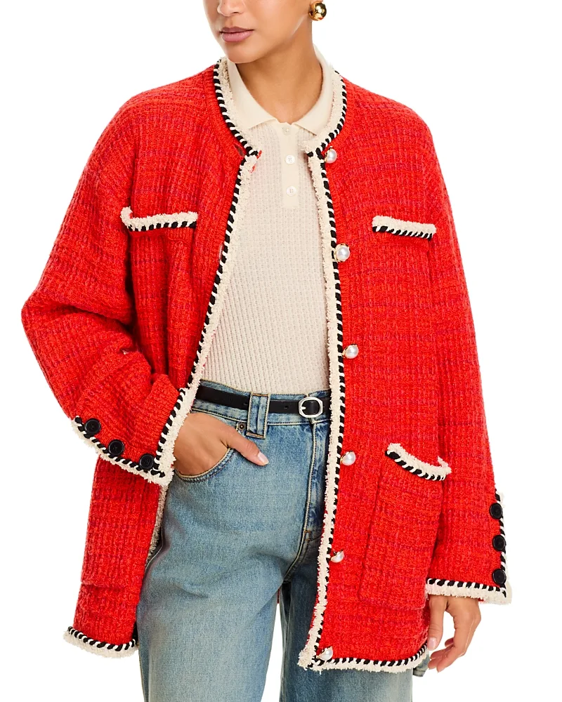 Long Knitted Jacket by Essentiel Antwerp
