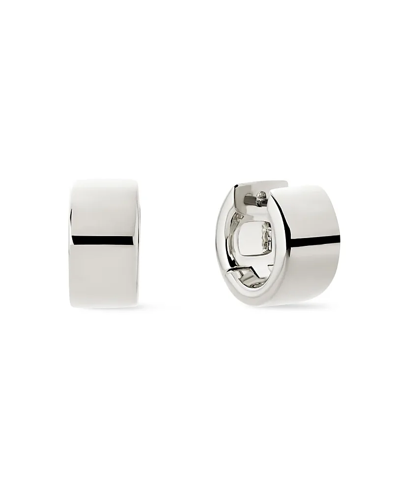 Eden Silver Hoop Earrings by Ana Luisa