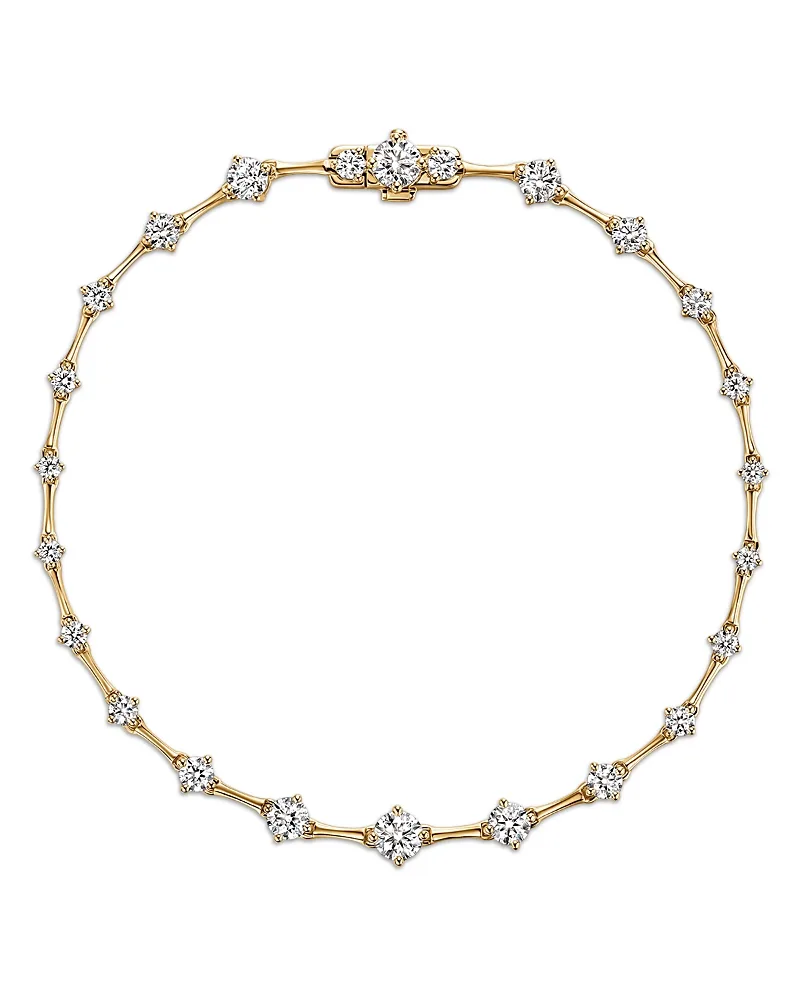 Hearts on Fire 18K Yellow Gold Cascade Diamond Tennis Bracelet, 1.5 Tcw by fire