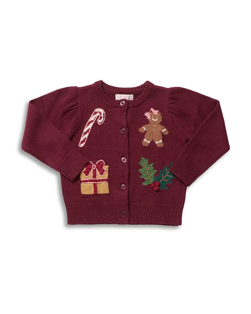 Constance Puff Sleeve Cardigan by Pink Chicken