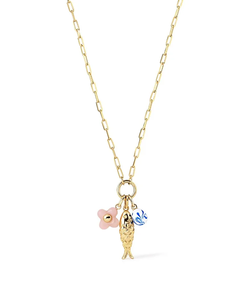 Flora Charm Necklace by Ana Luisa