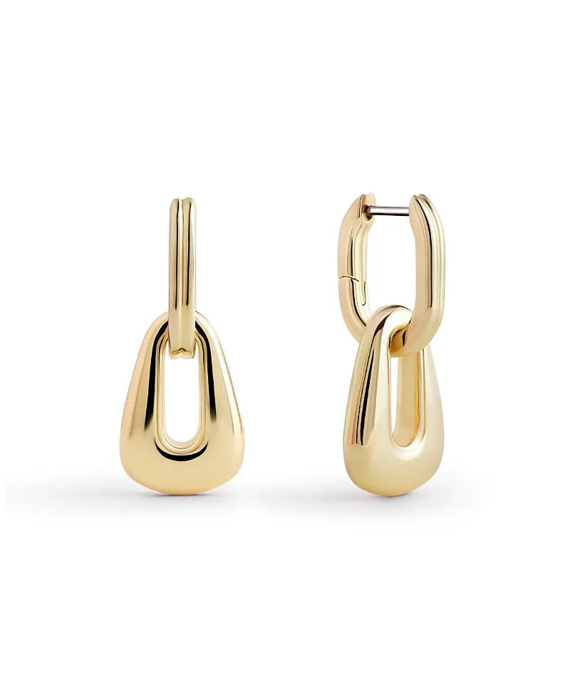 Mod Gold Drop Earrings by Ana Luisa