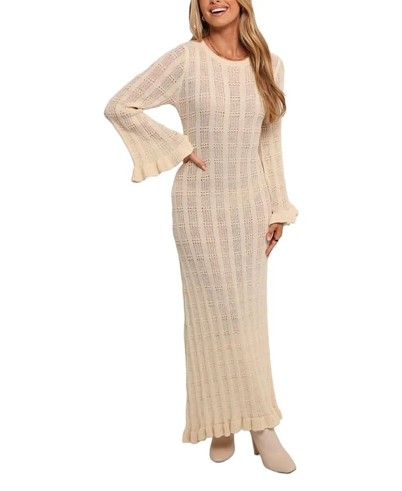 Colter Long Sleeve Maxi Dress by Petal And Pup
