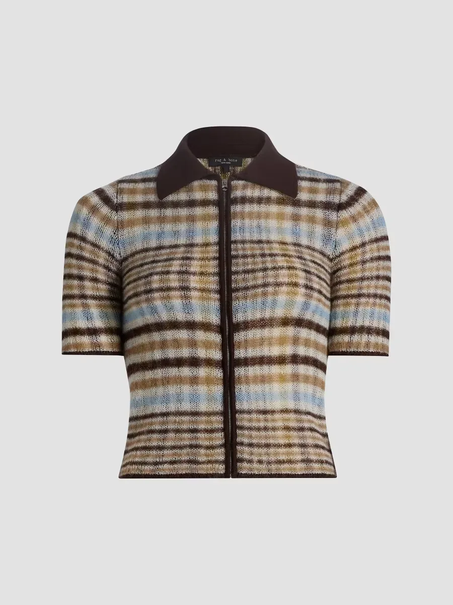 Leva Zip Polo Sweater by rag & bone