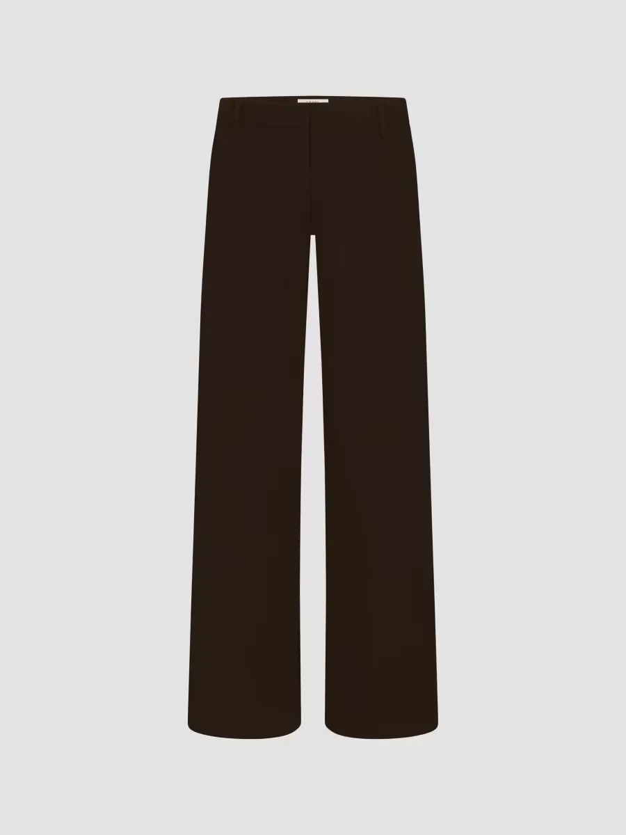 The Low-Rise Wide-Leg Trousers by FRAME