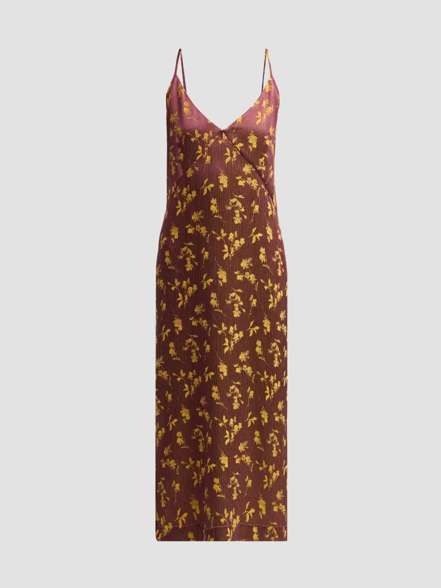 Delor Floral Midi Slipdress by Dries Van Noten