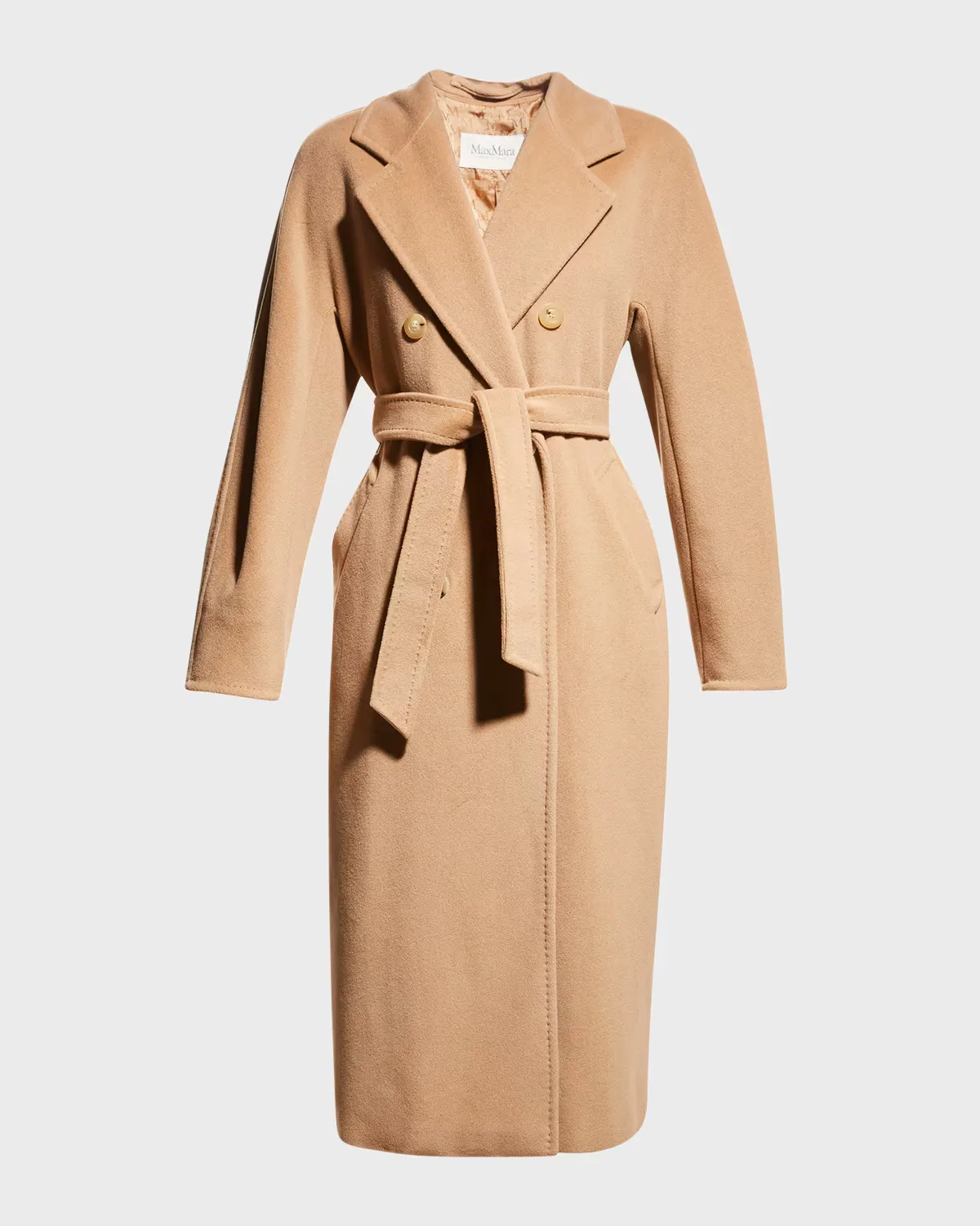 Wool-Cashmere Double-Breasted Madame Coat by Max Mara