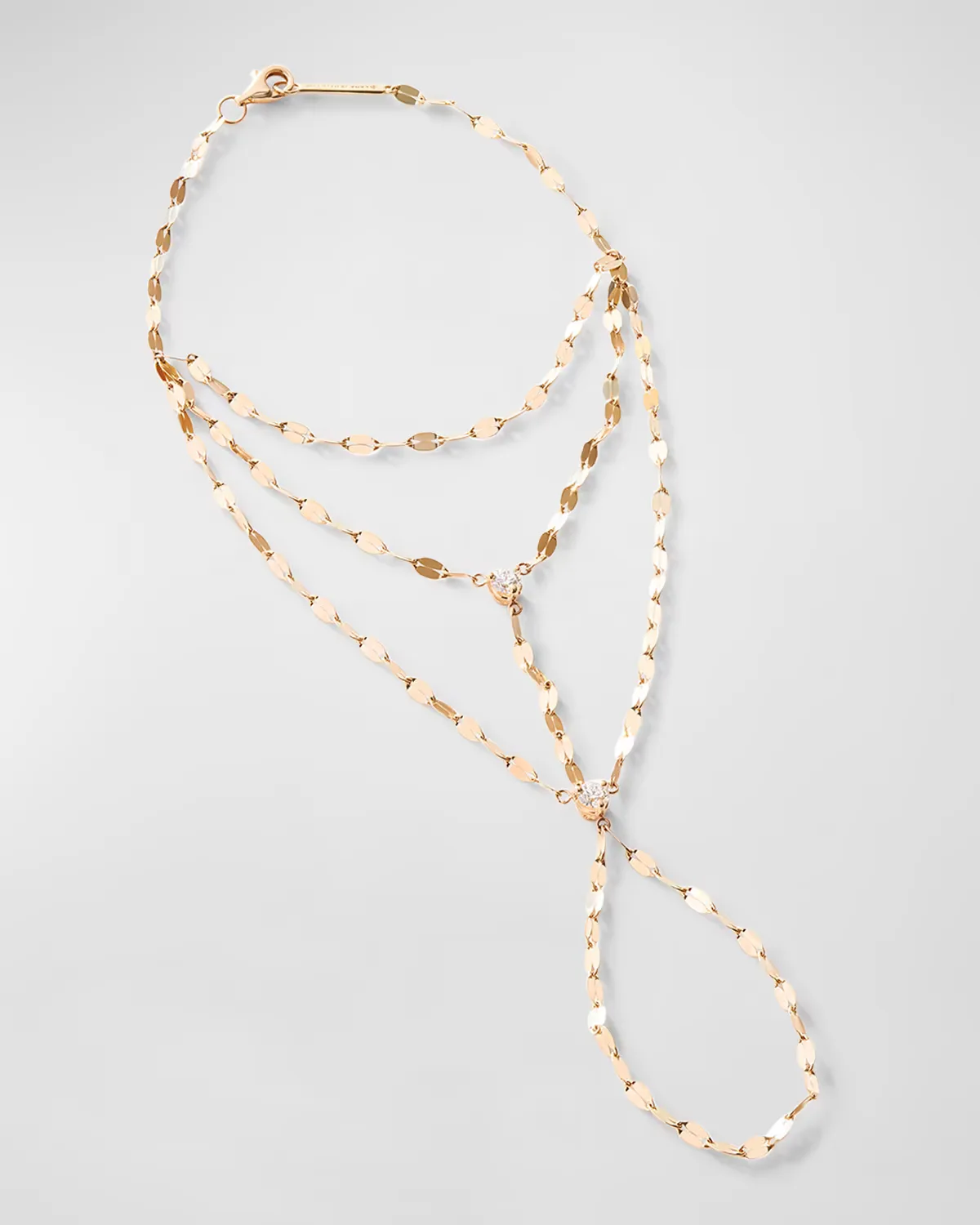 Double Diamond Mega Gloss Blake Multi-Strand Hand Lariat by Lana