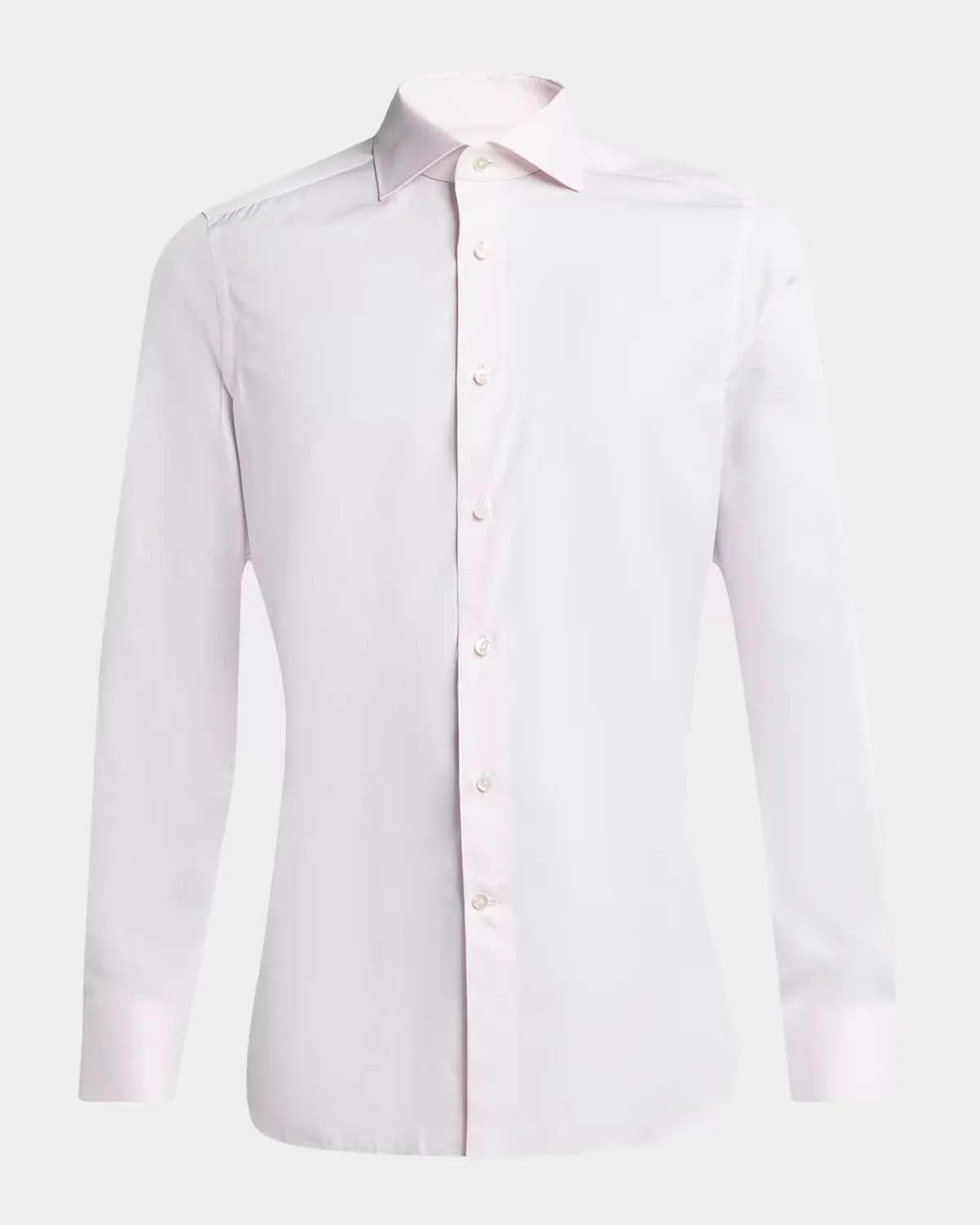 Cotton Tonal Stripe Dress Shirt by ZEGNA