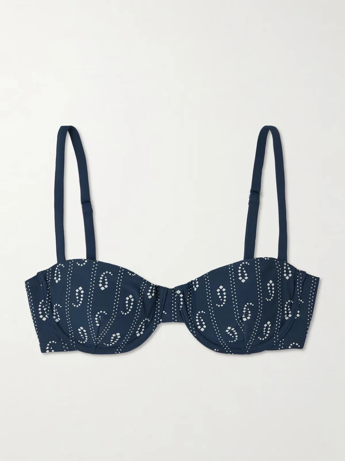 - Underwired Printed Bikini Top -