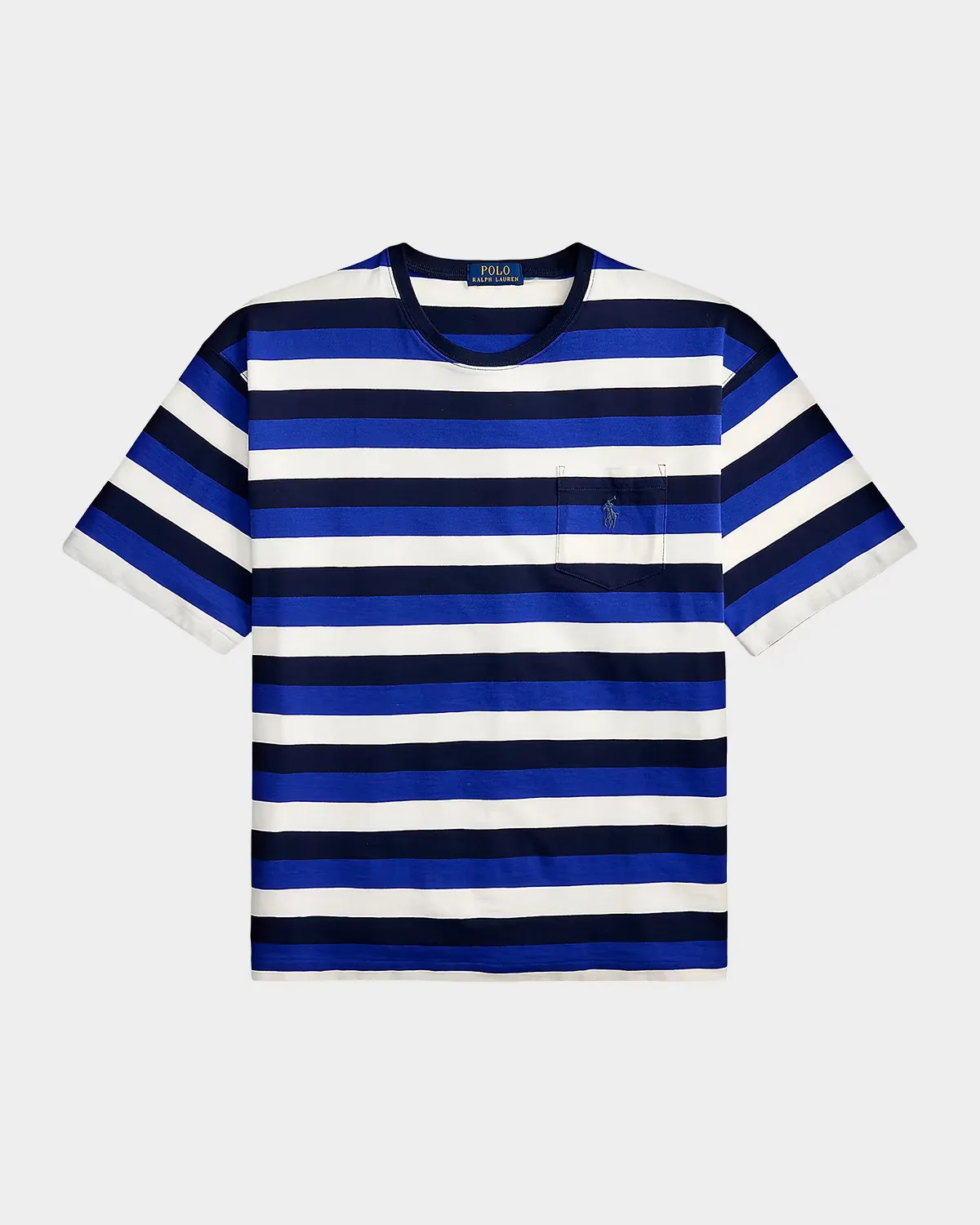 Striped Cotton T-Shirt by Polo Ralph Lauren