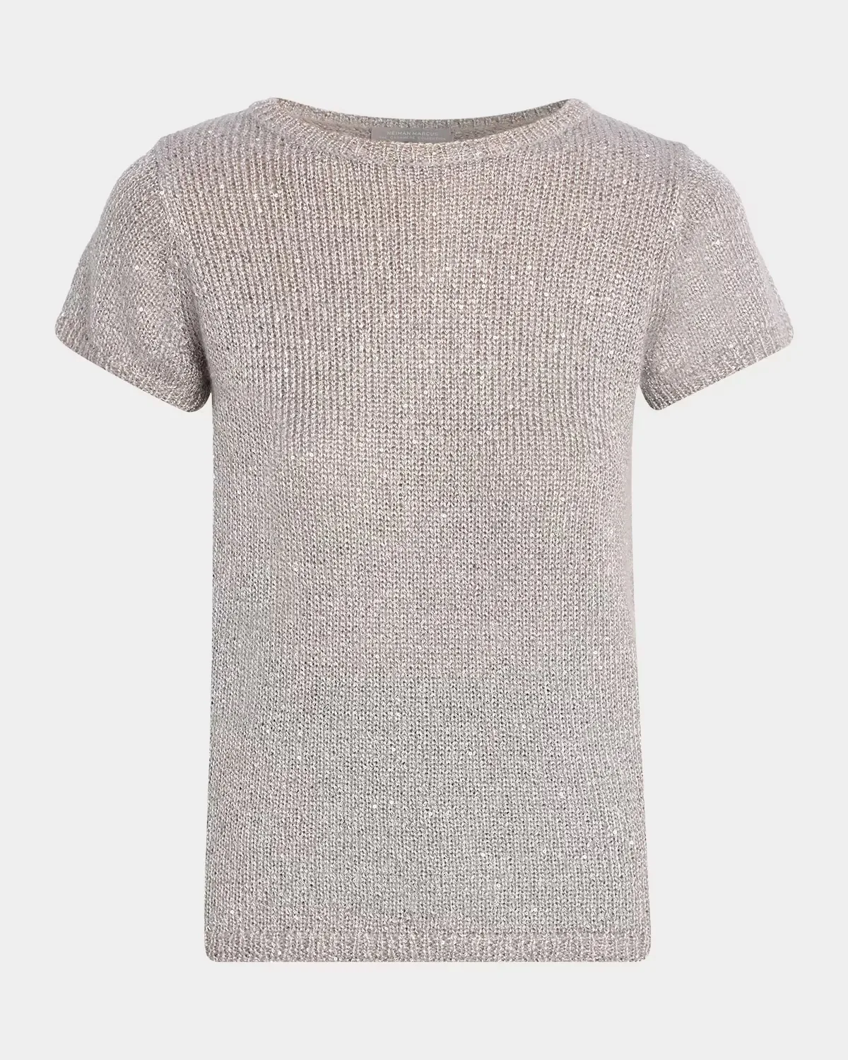 Cashmere Sequin Knit Top by Neiman Marcus