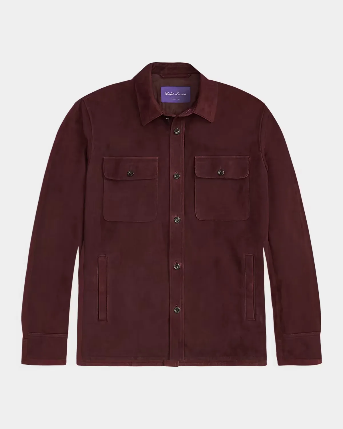 Calloway Suede Shirt Jacket by Ralph Lauren