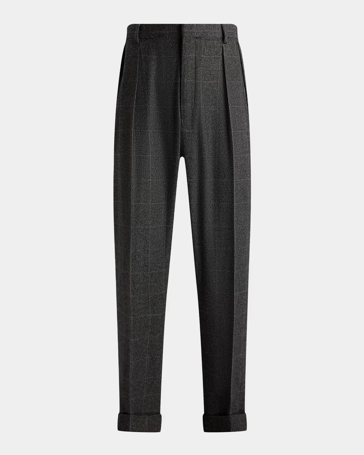 Glenn Hand-Tailored Tick-Weave Trousers by Ralph Lauren