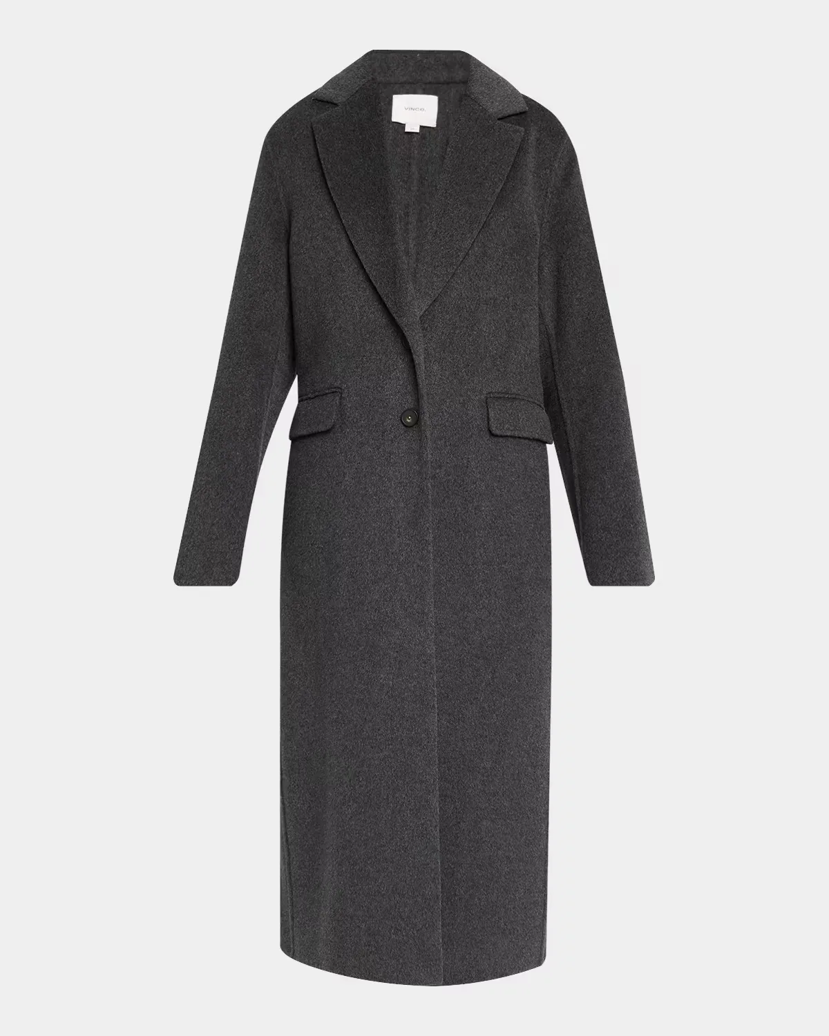 Wool-Cashmere Longline Coat by Vince