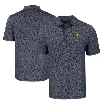 Army Black Knights NCAA Army Knights Pike Eco Pebble Print Recycled Polo
