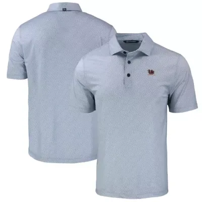 NCAA South Carolina Gamecocks Pike Eco Pebble Print Stretch Recycled Polo by Cutter & Buck