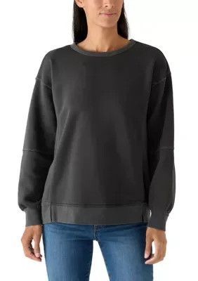 Solid Crew Neck Sweatshirt by C&c California