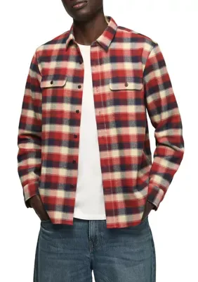 Long Sleeve Cloud Soft Plaid Humboldt Shirt by Lucky Brand