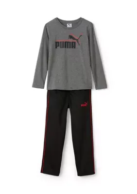 Long Sleeve Tee and Pants 2-Piece Set by PUMA