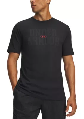 Mesh Wordmark Graphic T-Shirt by Under Armour