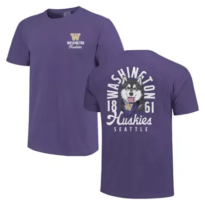 NCAA Washington Huskies Mascot Overlay T-Shirt by Image One