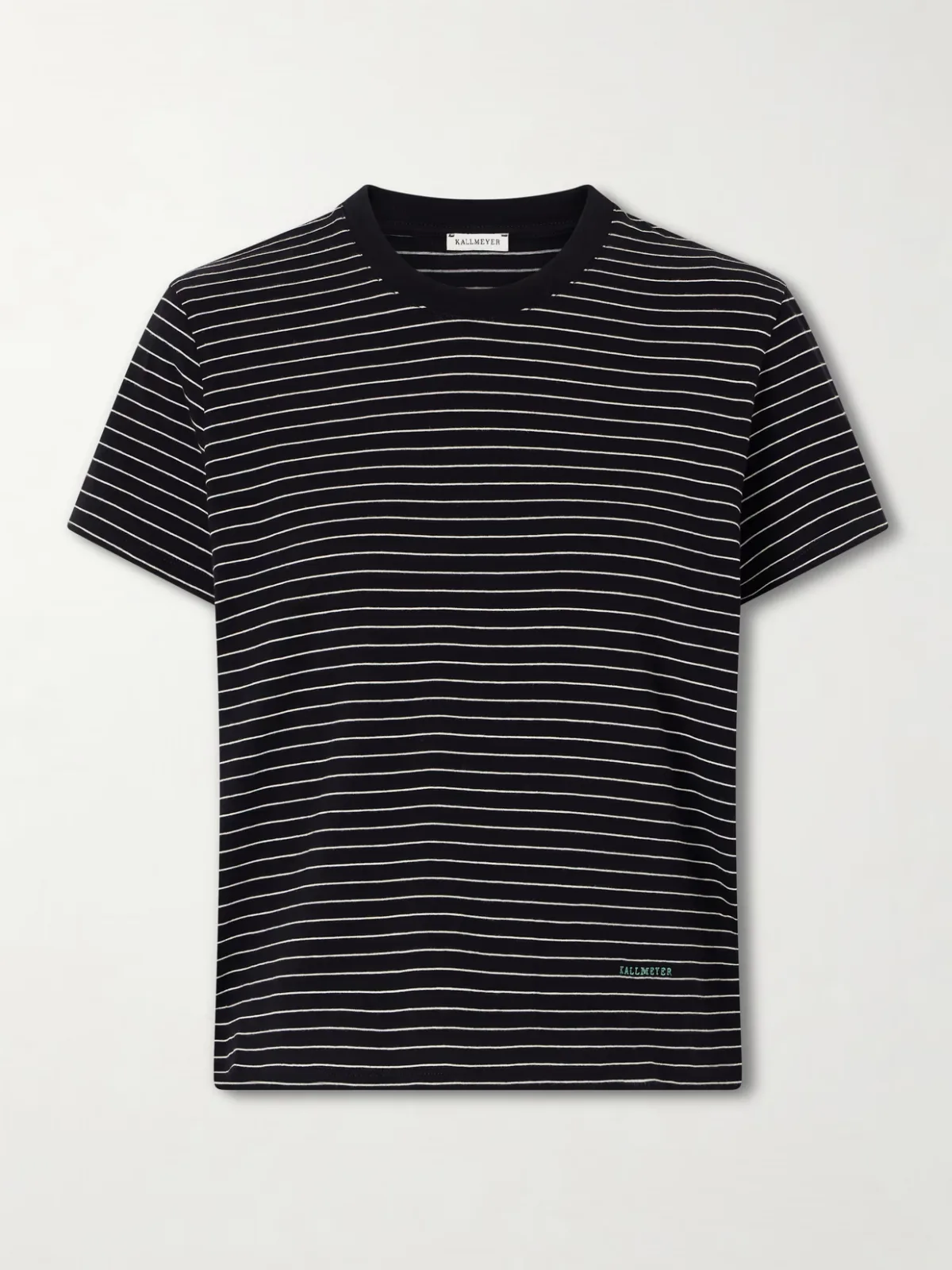 - Kenzie Striped Cotton-jersey T-shirt -