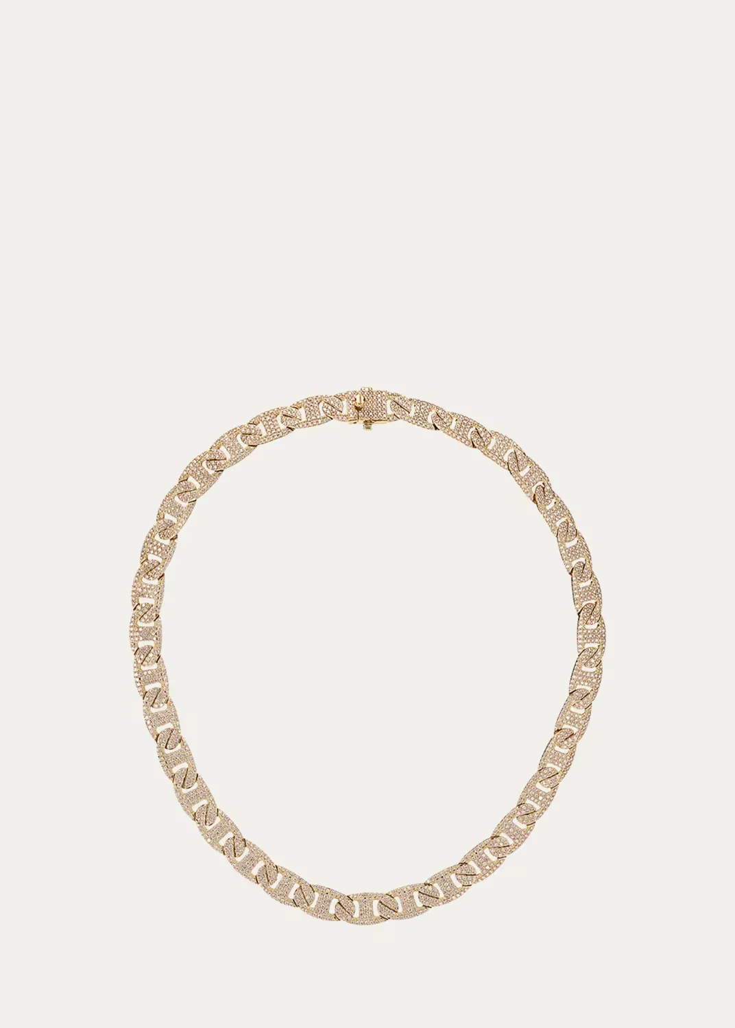 Flawless Mega Malibu 14K Yellow Gold Necklace with Diamonds by Lana
