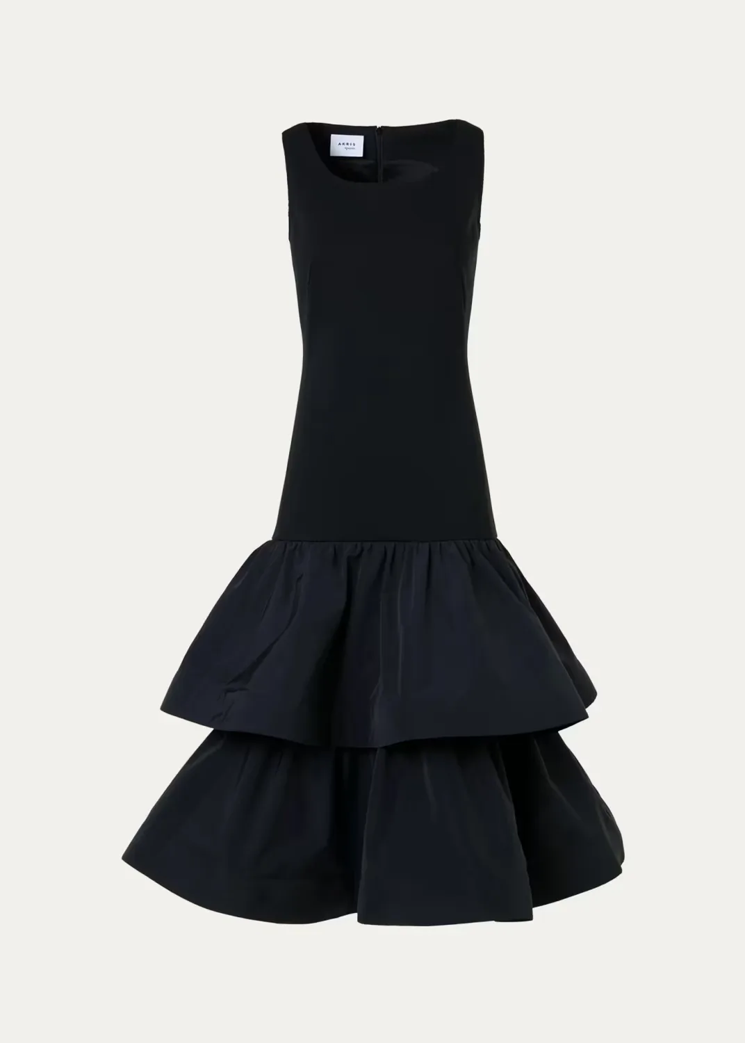 Tiered Drop-Waist Midi Dress by Akris Punto