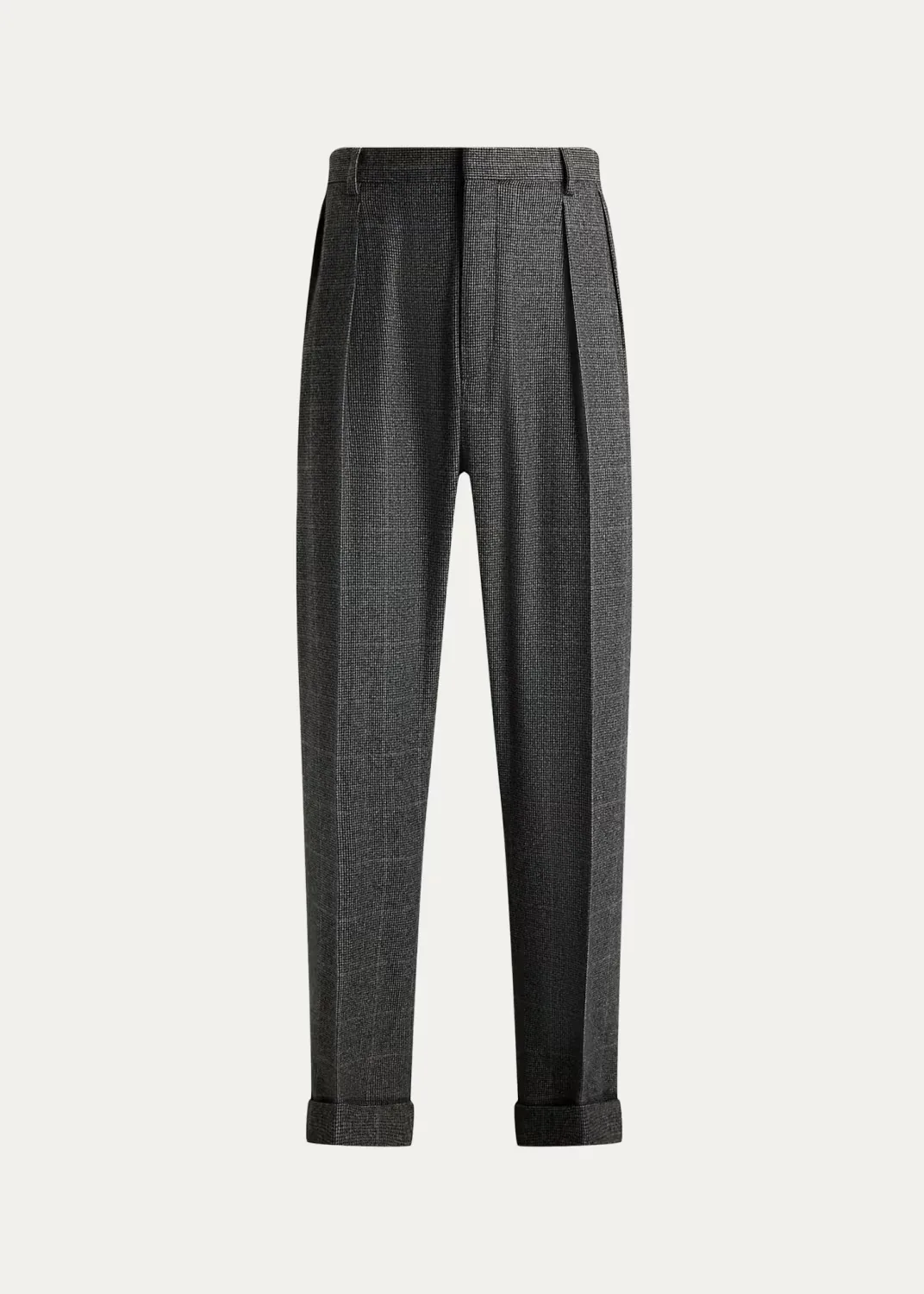 Glenn Hand-Tailored Tick-Weave Trousers