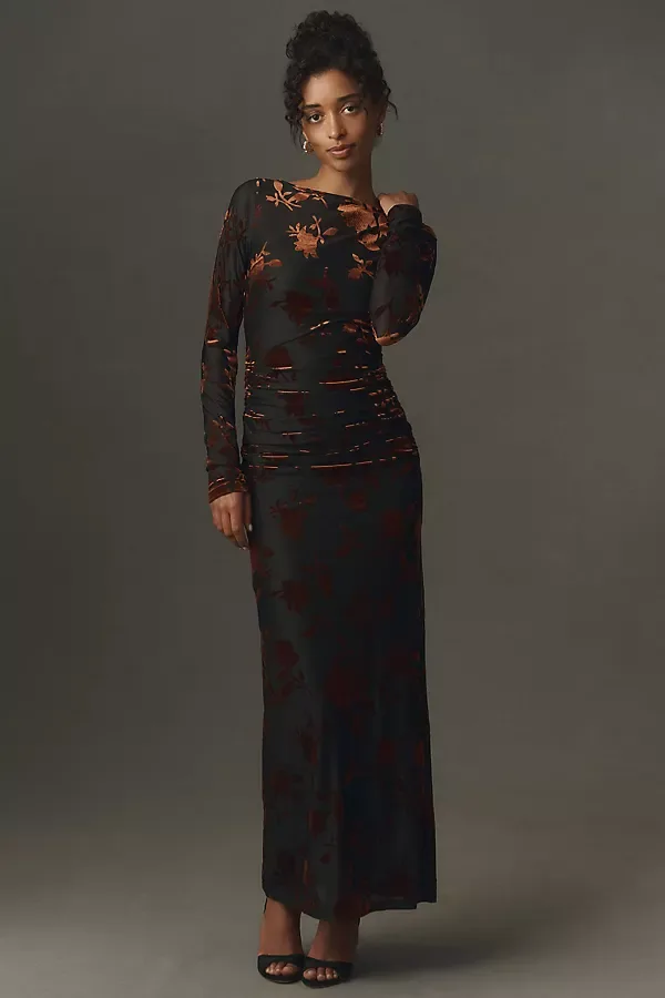 Edina Velvet Burnout Maxi Dress by Significant Other