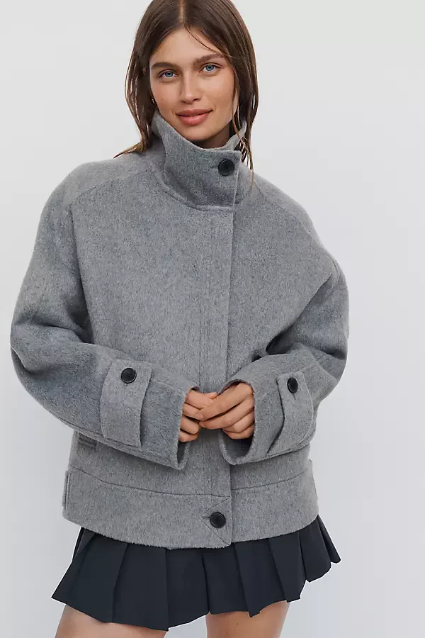 Funnel Neck Jacket by Maeve