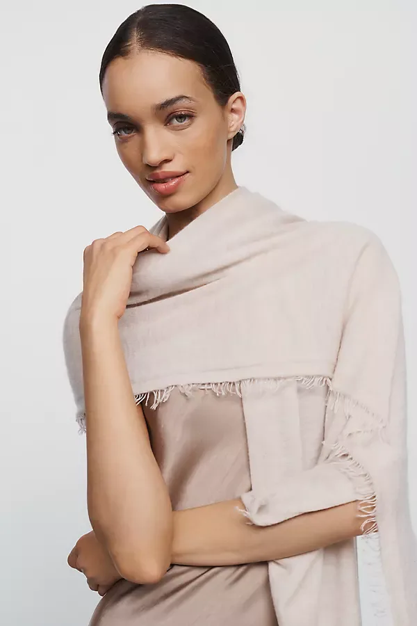 100% Lightweight Cashmere Shawl by Anthropologie