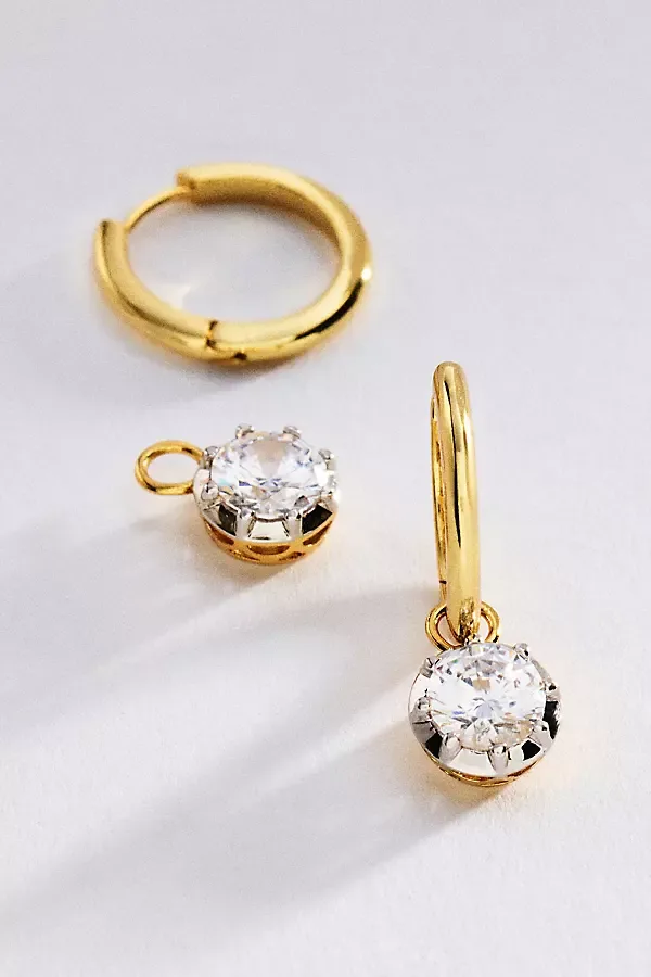Harlow Huggie Hoop Earrings by Electric