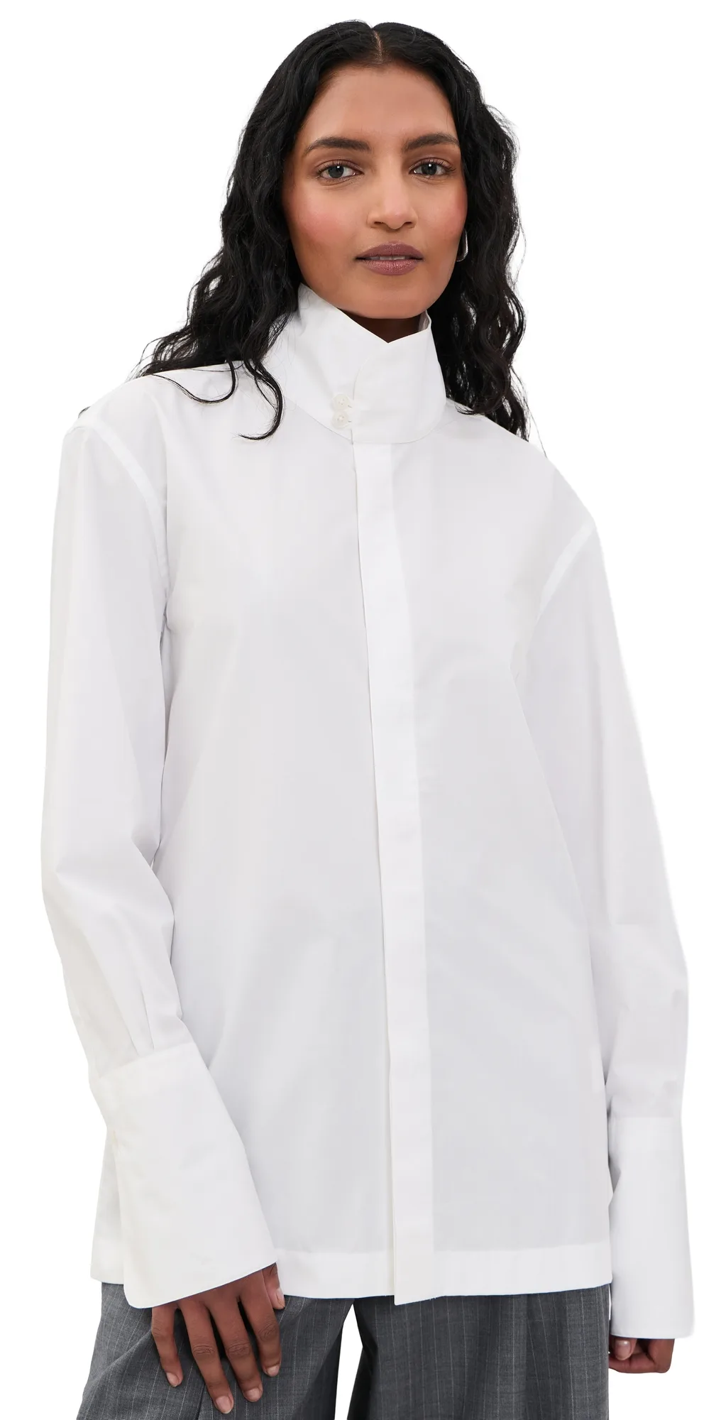 Edith Popeline Blouse by The Latest