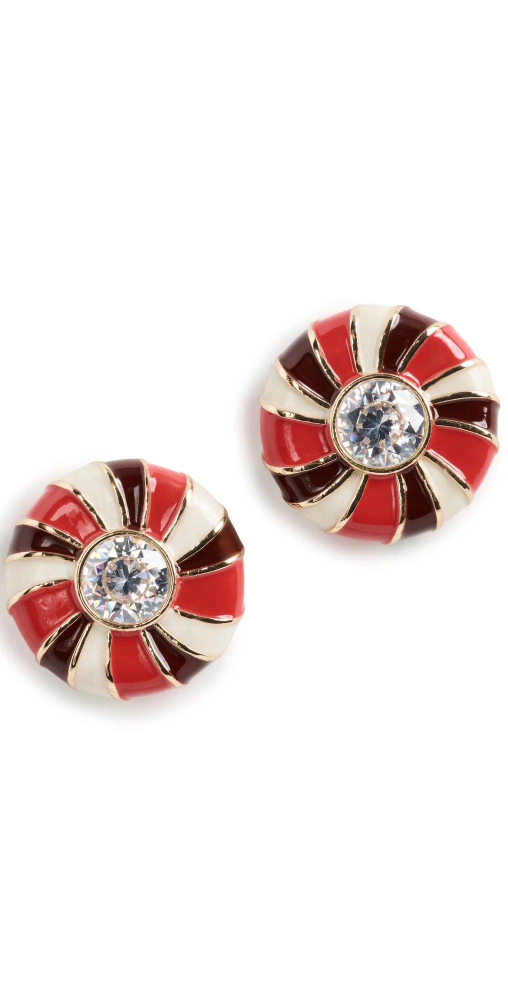 Mint to Be Merry Peppermint Earrings by BaubleBar
