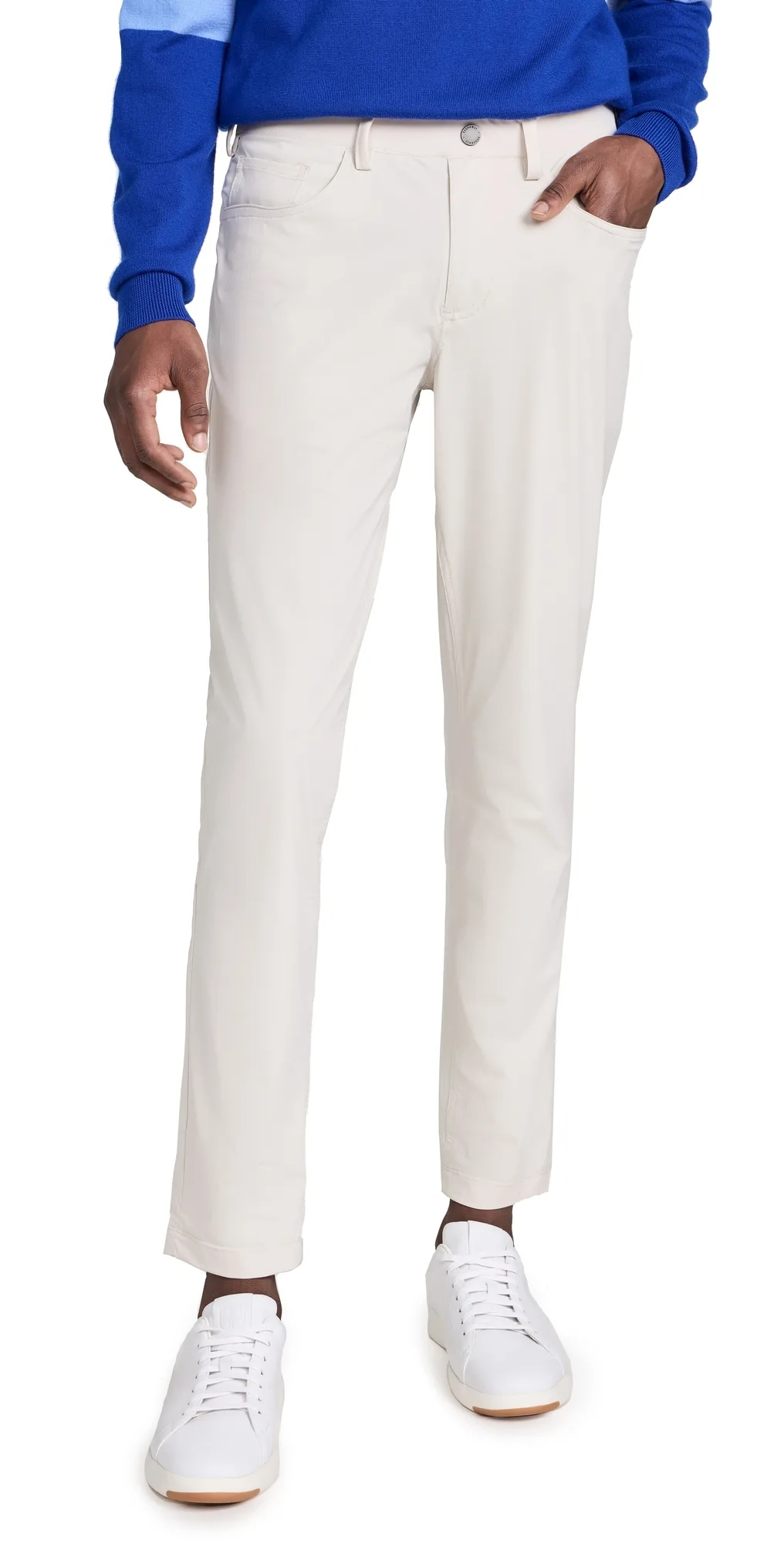 Kent Pull on Trousers - Stone by Redvanly