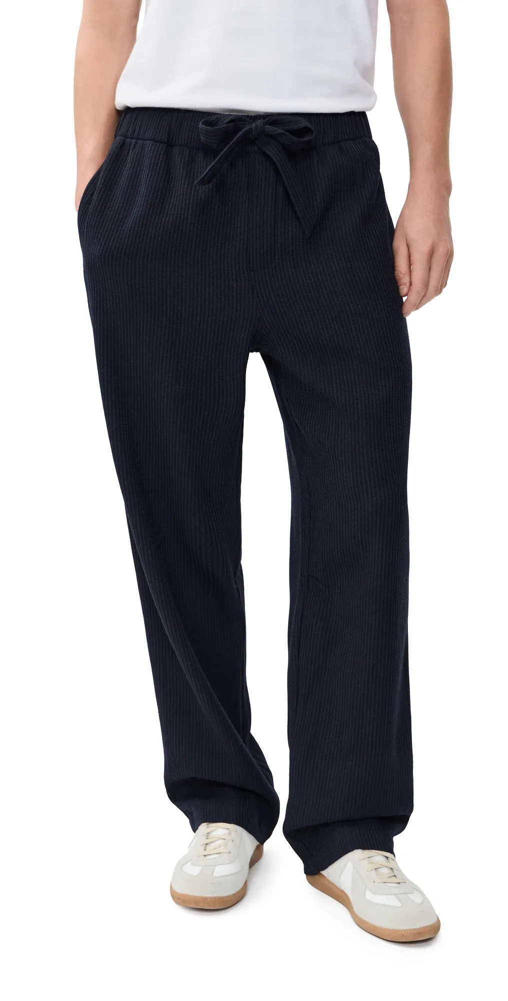 Luan Wool Knitted Relaxed Trousers by Frescobol Carioca