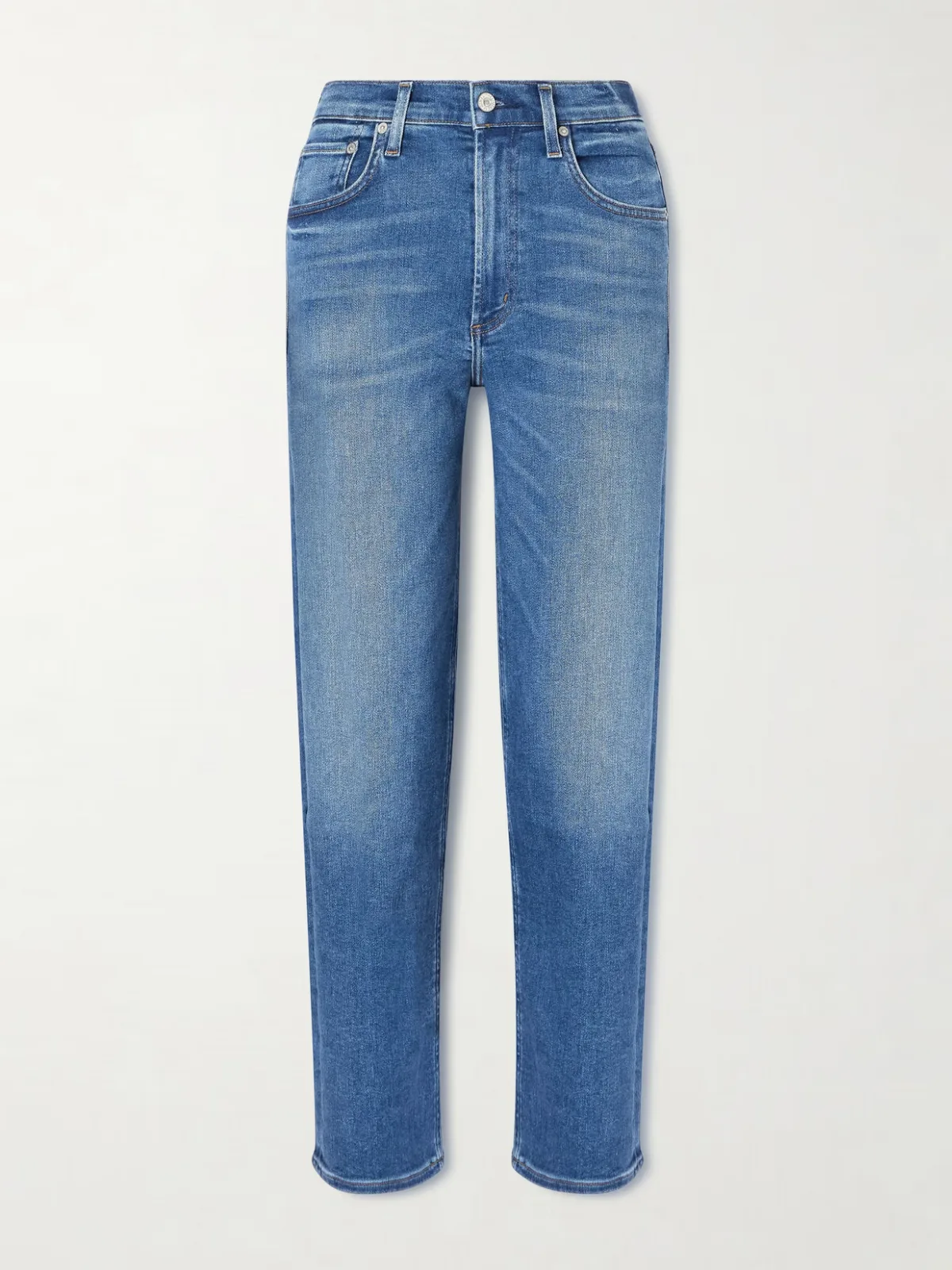 - Palma Cropped Low-rise Straight-leg Recycled Jeans -