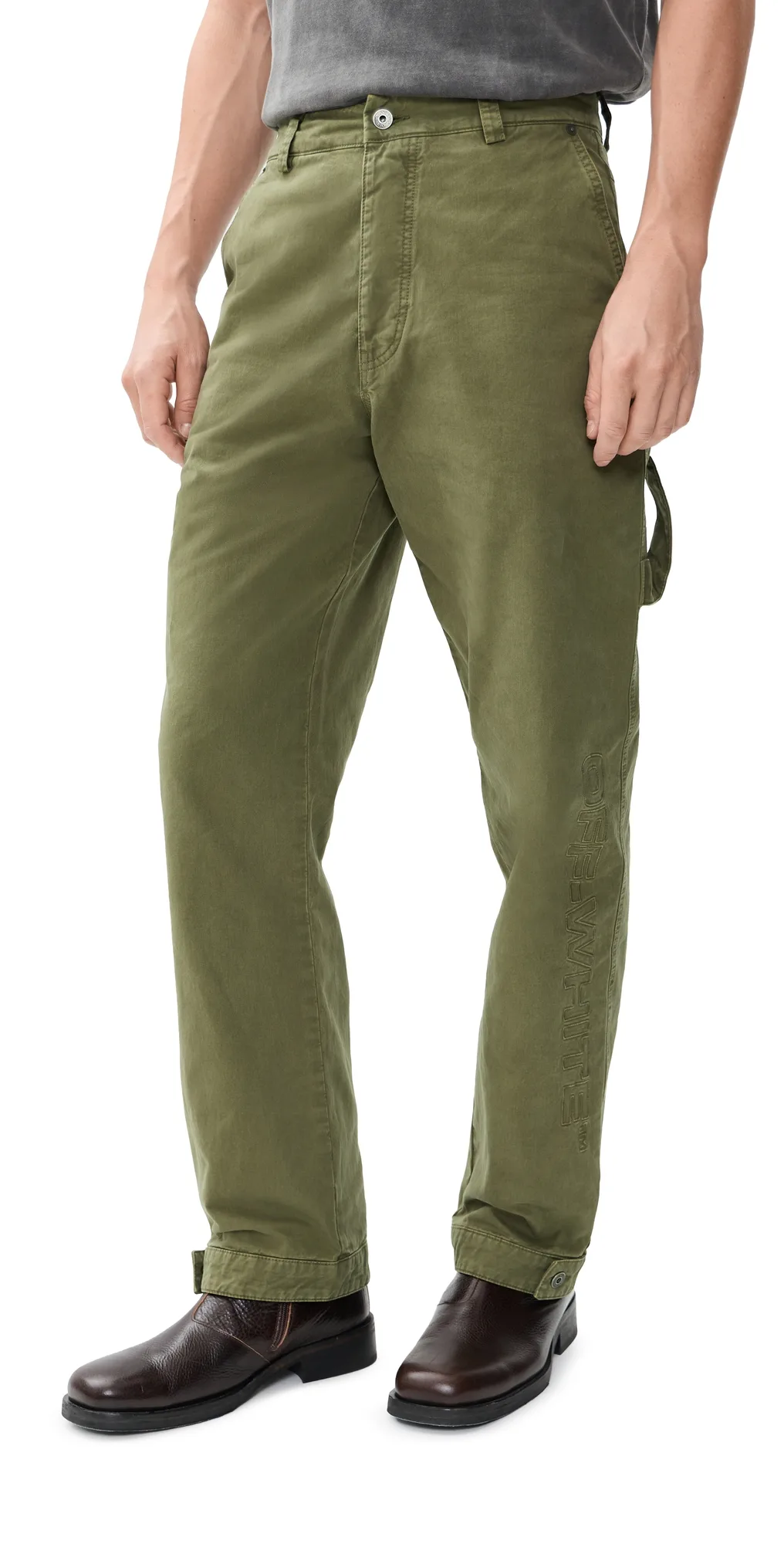Racing Staff Straight Pants by Off-White