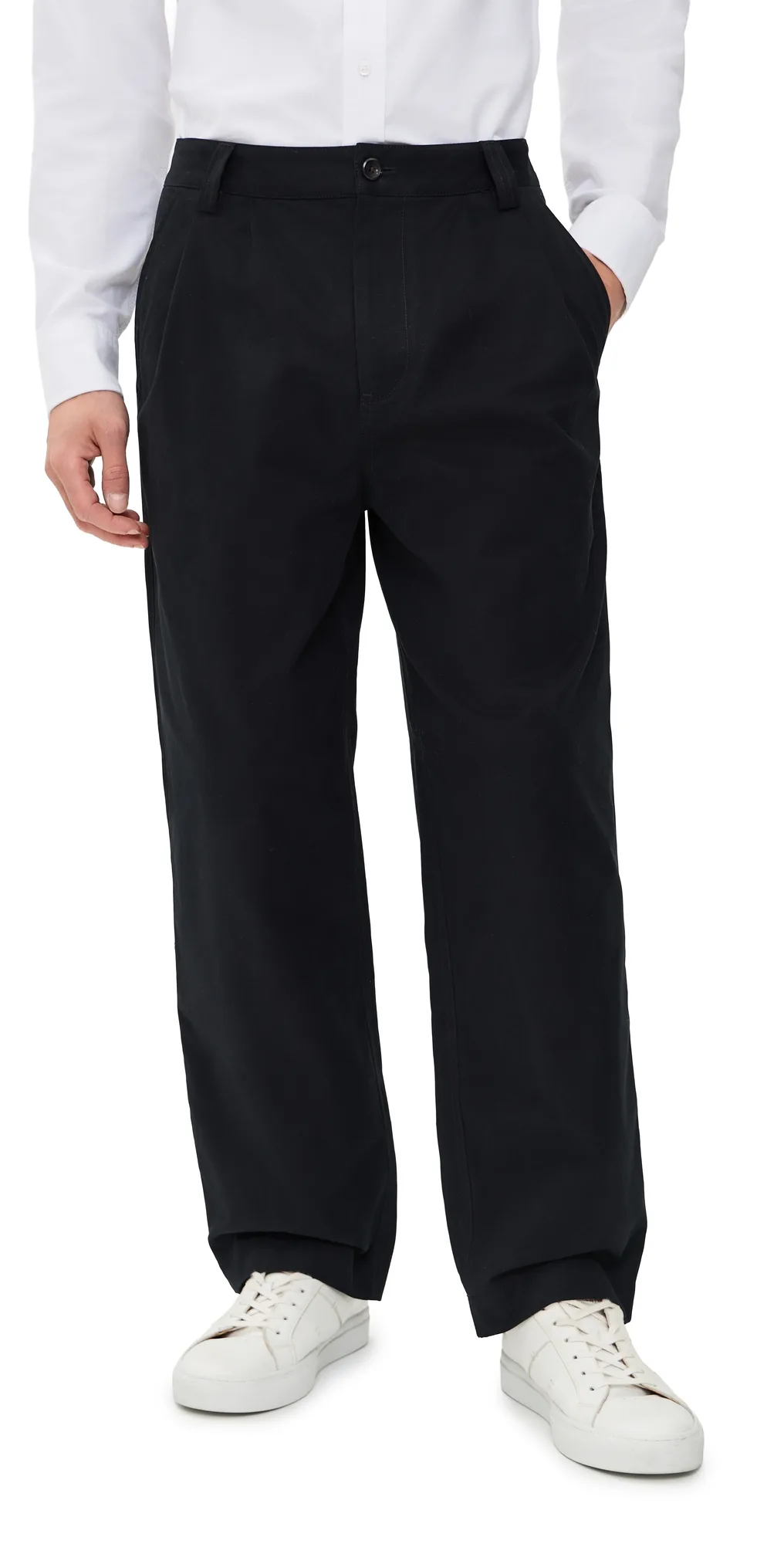 Double Pleated Workwear Pants by Aaron Levine
