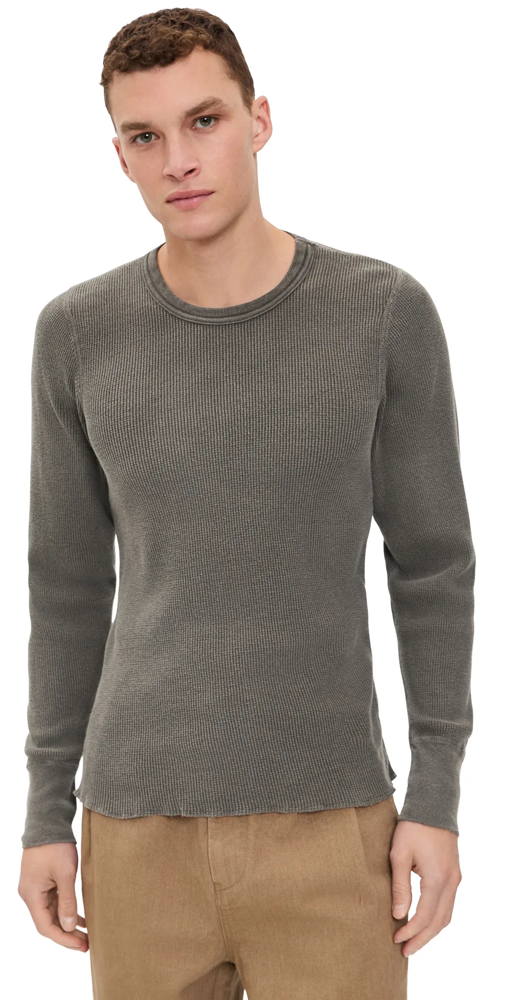 Thermal Long Sleeve Waffle Tee by Aaron Levine
